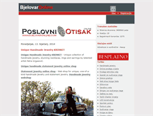 Tablet Screenshot of bjelovaronline.com